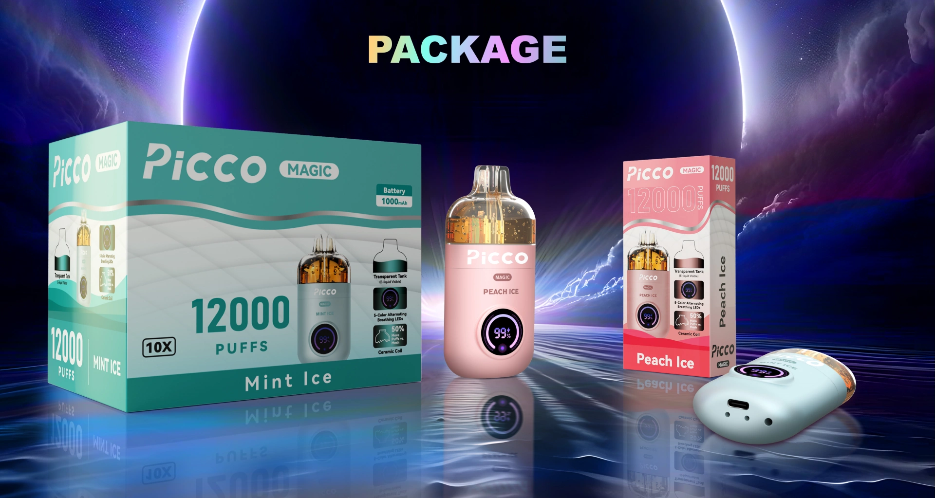 package of picco magic vape bar